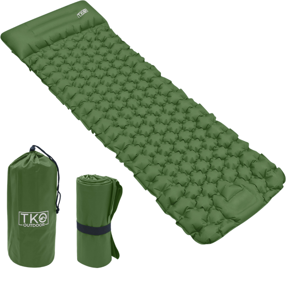 TKO Outdoor Comfort Sleeping Pad - Green