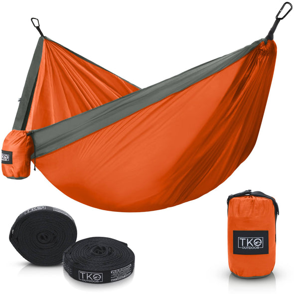TKO Outdoor Double Camping Hammock - Orange