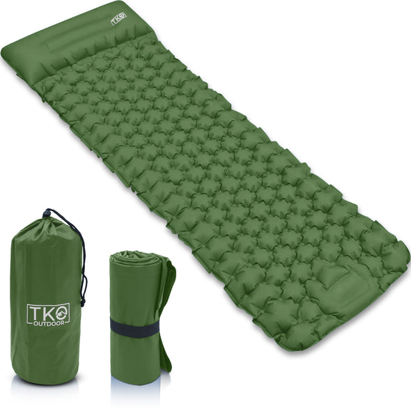 TKO Outdoor Comfort Sleeping Pad - Green