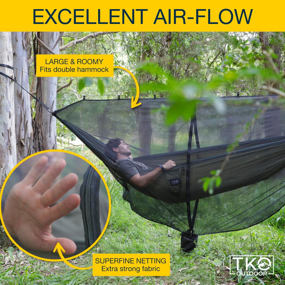 TKO Outdoor Hammock Bug Net