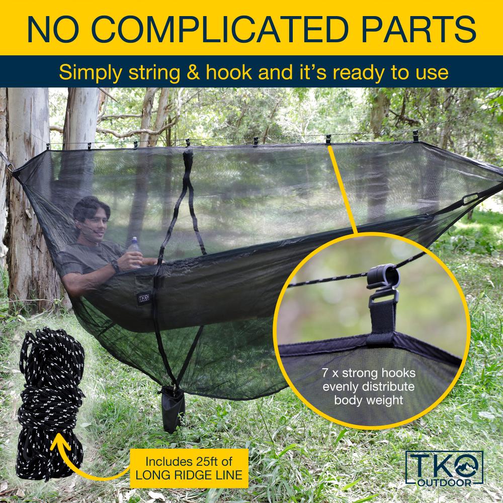 TKO Outdoor Hammock Bug Net