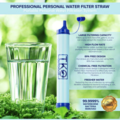 TKO Outdoor Water Filter Straw